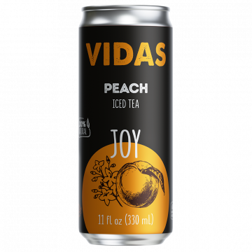 VIDAS Iced Tea Peach with St. John's Wort (JOY) 330ml