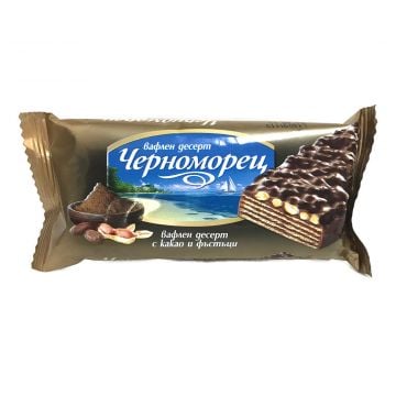 Chernomorets Wafer with Cocoa & Peanuts 75g