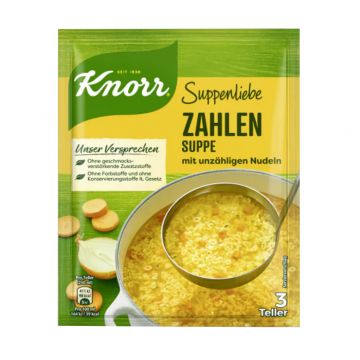 Knorr S.L. Zahlen (noodle numbers) Soup 